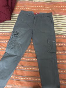 Grey Cargo Pant