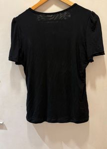 Elegant Black Lace Top