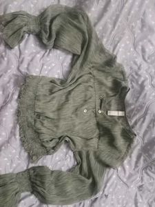 Olive Green Blouse