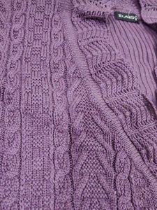 Lavender Knit Cardigan
