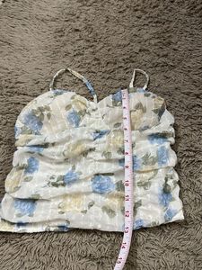 Korean Floral Cami Top