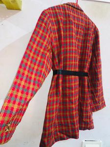 Vintage Plaid Blazer