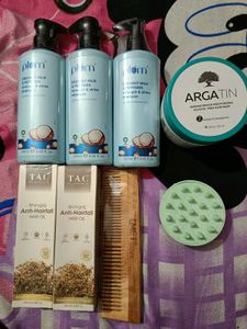 Pack Of 8, Shampoo, Hair Oil,Hair Mask, Neem Comb,