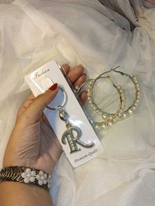 &#34;Combo Delight : Earrings, Bracelet &amp; Keychain!&#34;