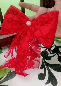 Scrynchy &amp; Hair Long Bow