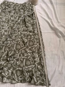 Floral Print Midi Skirt