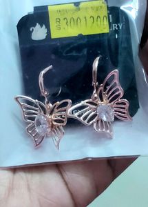 Rosegold Butterfly 🦋 Korean  Earrings
