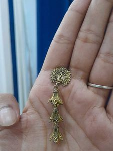 Antique Peacock Design Earrings