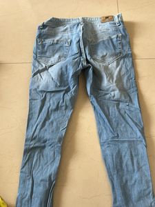 Ripped Light Wash Jeans