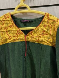 Ethnic Green Kurti