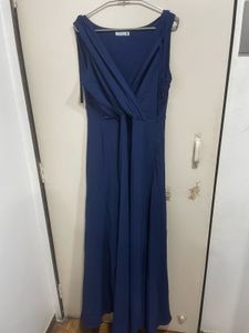 Elegant Navy Blue Maxi Dress