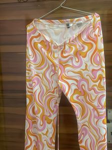 H&M Retro Swirl Print Pants