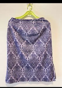 Patterned Pencil Skirt