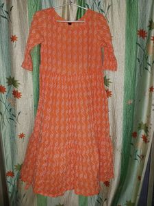 One Piece In Beautiful Orange Coloured
