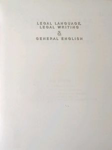 Legal Language Book