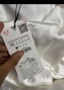 ZARA WHITE VIRAL DRESS