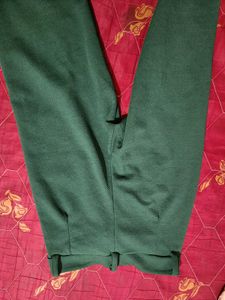 Emerald Green Wide Leg Trousers
