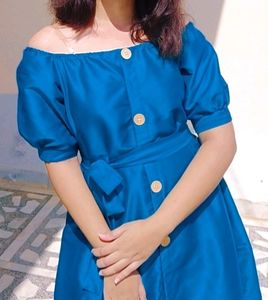 Off Shoulder One Piece Dress