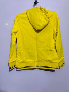 Adidas Yellow Hoodie Jacket reversible