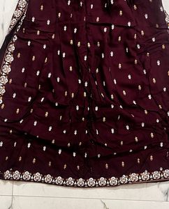 Elegant purple printed Kurta