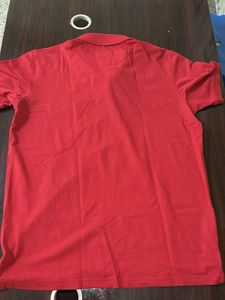 Original Louis Philippe Stylish Red Polo Shirt