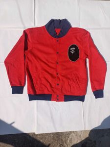 🔥 Rare BAPE Varsity Jacket – Size L (26 xb  21)