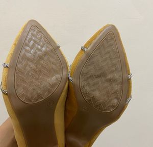 Velevt Rhinestone Heels
