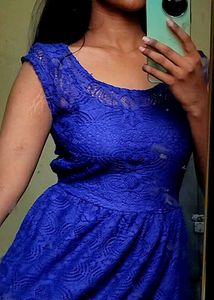 sale❤️‍🔥 Coquette Laced ✨Royal Blue mini Dress