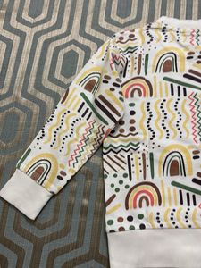 Fun Patterned Kids Sweatshirt