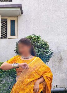 Yellow Embroidered Lehenga Choli Set