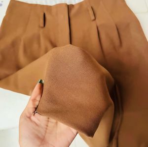 Laure Max Brown High Waist Trouser Pant
