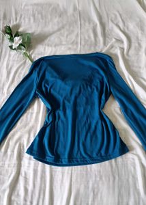 Cowl Neck Long Sleeve Top