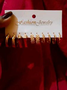 Set Of 5 Beautiful Trending Earrings