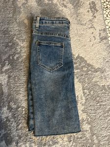 Denim High Waisted Skirt