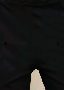 Straight Fit Full Length Black Pant With Pockets