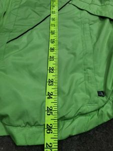 Vintage Lime Green Windbreaker Jacket