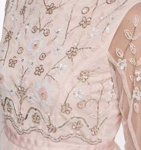 Floral Print Net gown