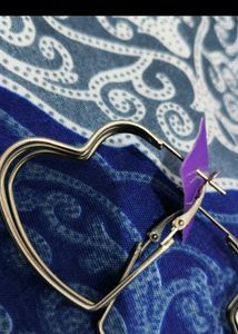 Heart Hoop Earrings