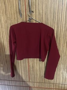 New Maroon top