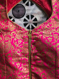Pink & Gold Blouse
