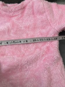 Pink Fur Top For Girls