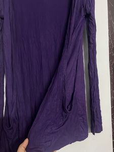 Purple Open Front shrug