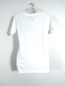 Being Human White Printed T-Shirt ( Men)