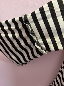 Striped Bell Sleeve Top