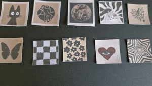 10 PCs Of Journal Stickers