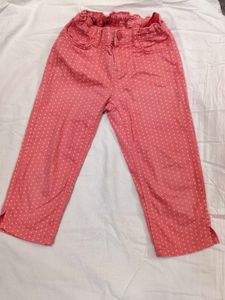 Cute Polka Dot Capri Pants