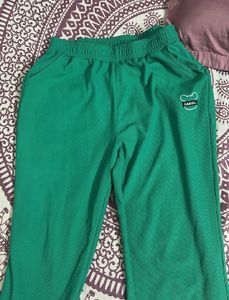 Green Casual Joggers