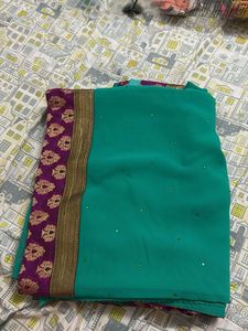 Elegant Green Saree