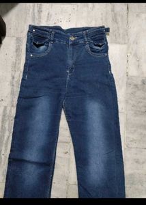 Dark Wash Wide Leg Denim Jeans