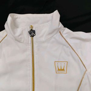 White Summer/ Basketball Type Jacket